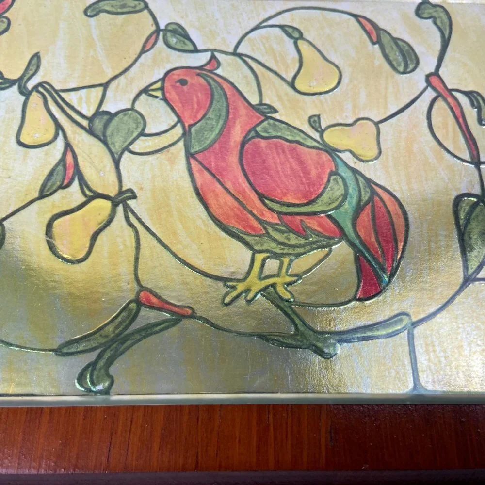 Vintage Picture Bird Wooden Wall Decor
